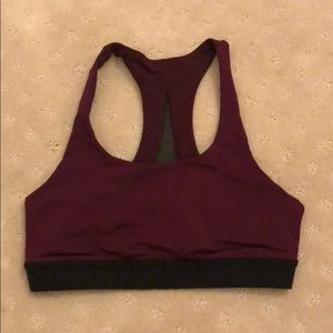 Maroon bra